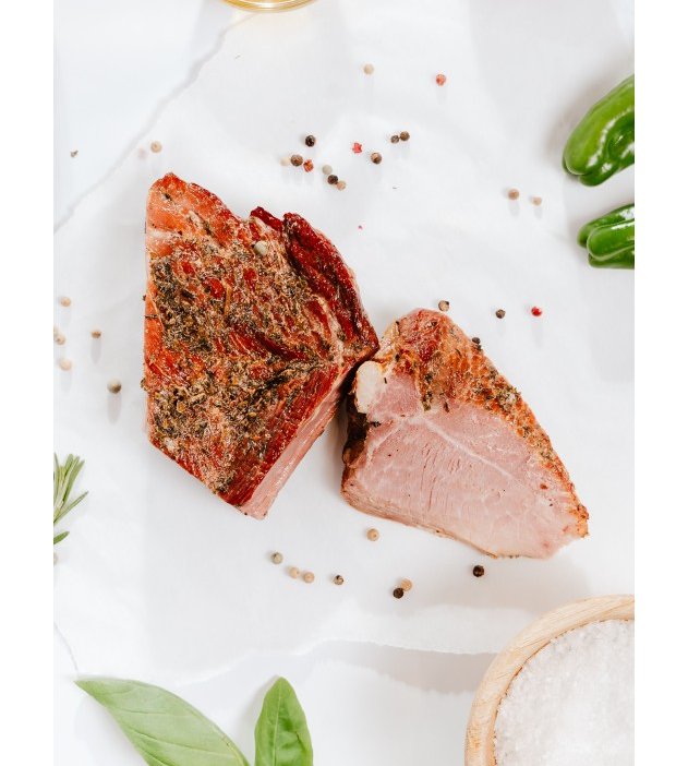 Pulpă afumată de porc
